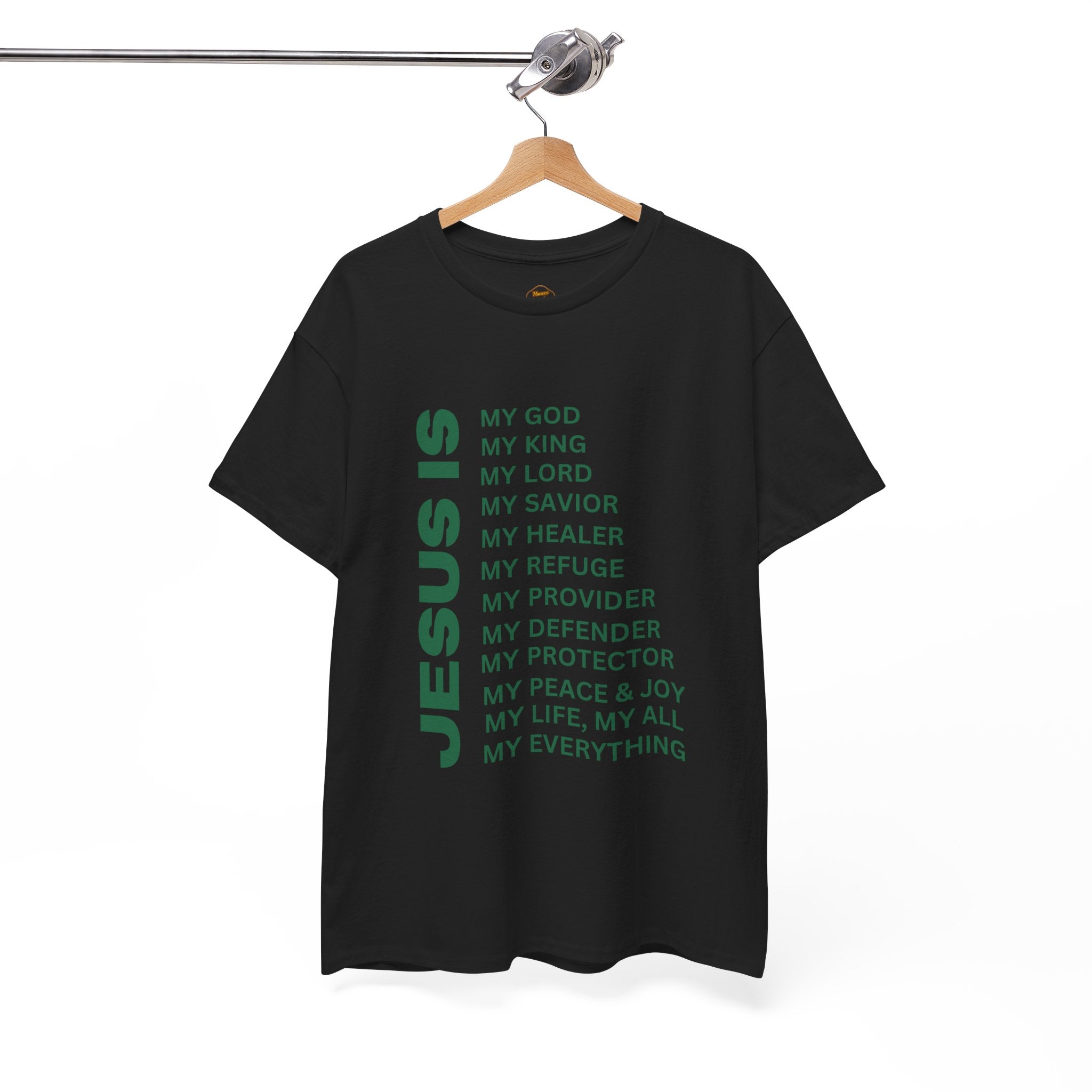 Christian JESUS IS T-shirt - Green