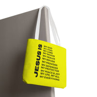 Christian JESUS IS Tote Bag - Yellow