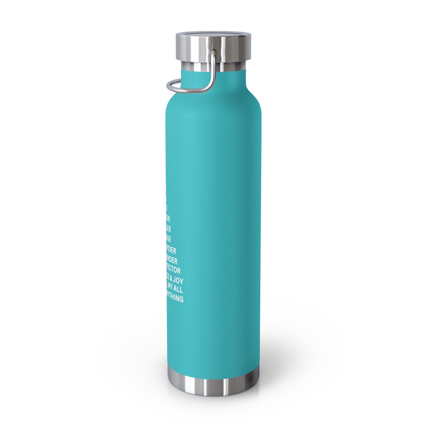 Christian JESUS IS 22oz Insulated Water Bottle - White