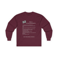 10 Commandments Long Sleeve - White