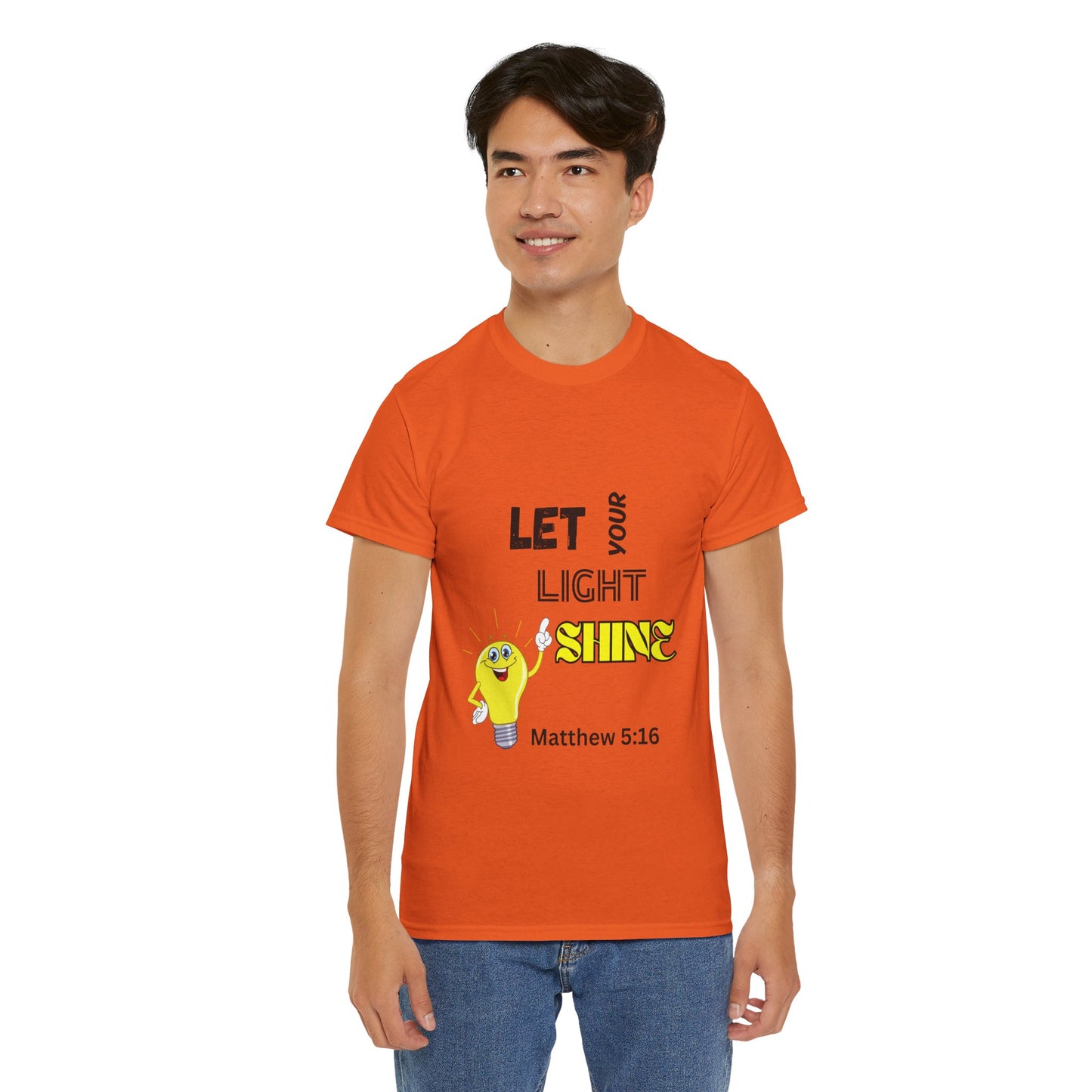 Let Your Light Shine T-Shirt – Matthew 5:16