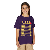 Bible Emergency Numbers Youth T-Shirt — Yellow