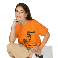 The Righteous Are Bold as a Lion Youth T-shirt
