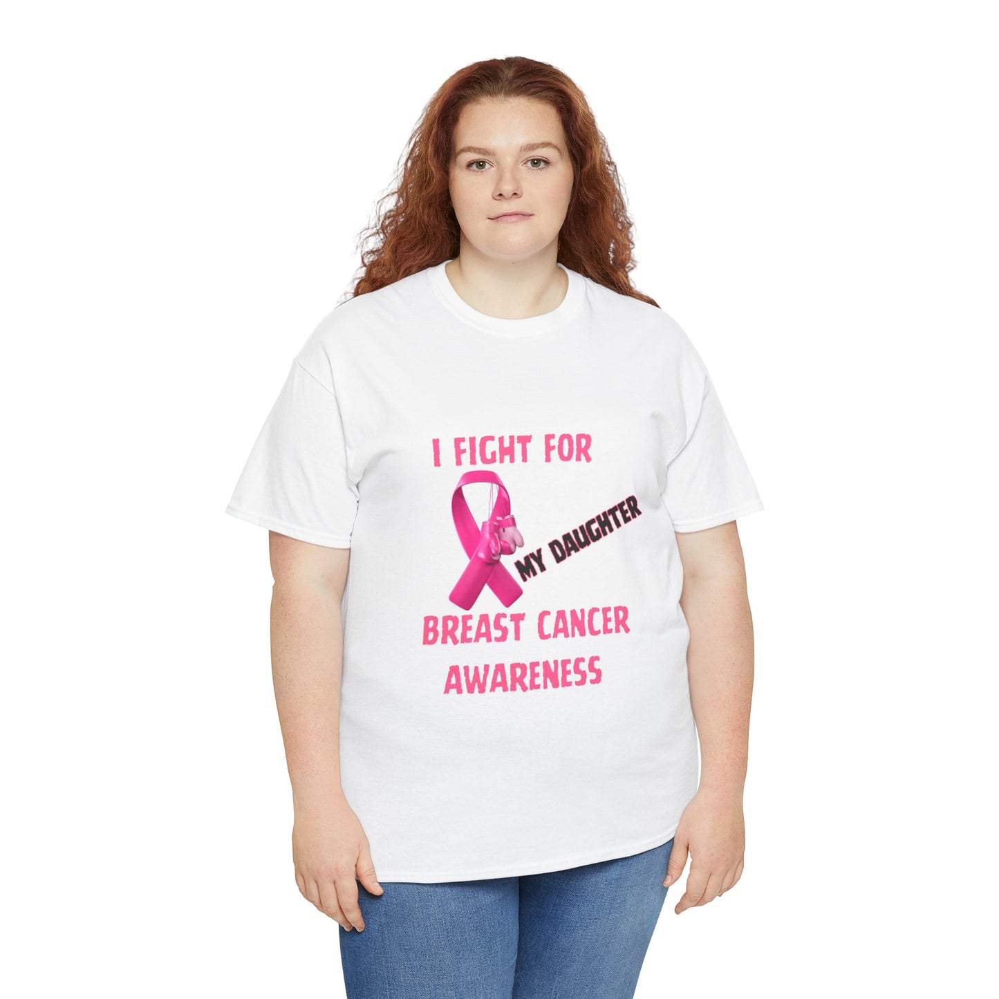 I Fight For My Daughter Pink Ribbon Shirt