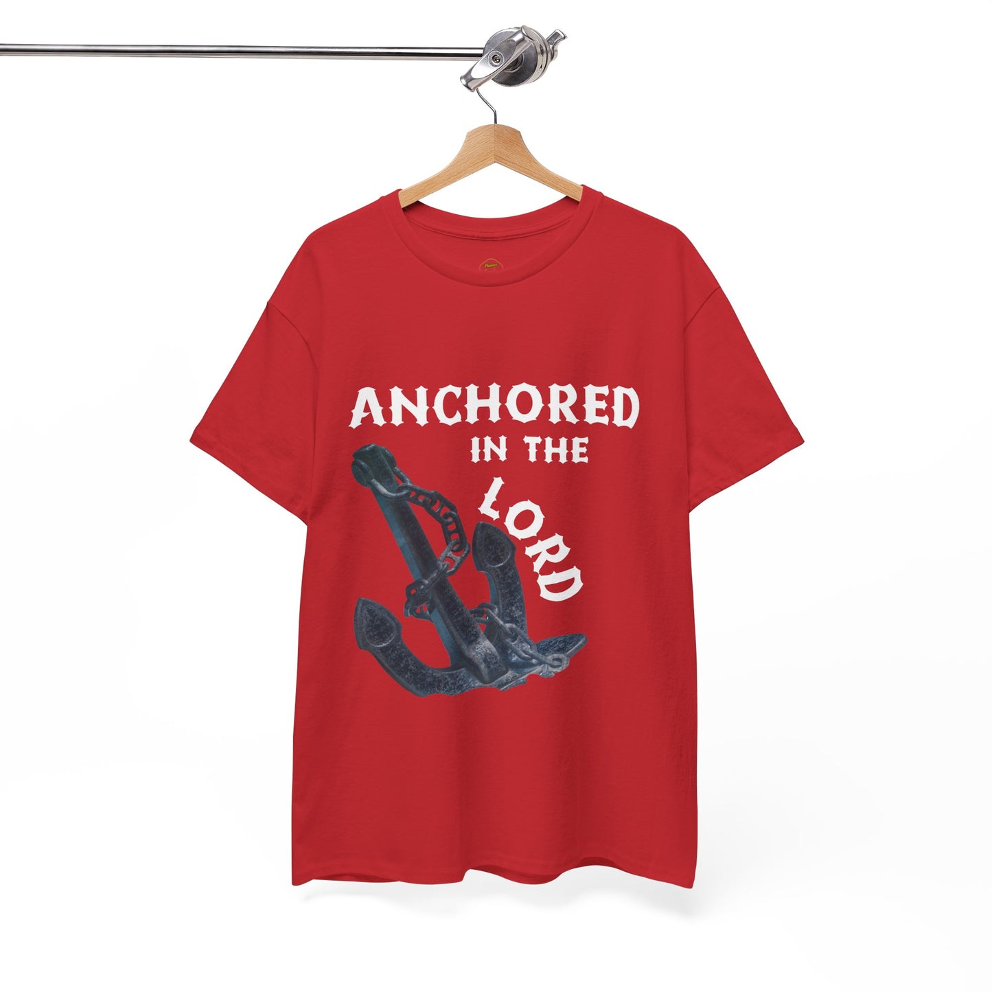 Anchored in the Lord T-Shirt - White
