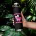 Butterfly Breast Cancer Awareness 22oz Insulated Water Bottle