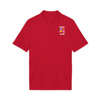 Autism Puzzle Piece Polo Shirt - White