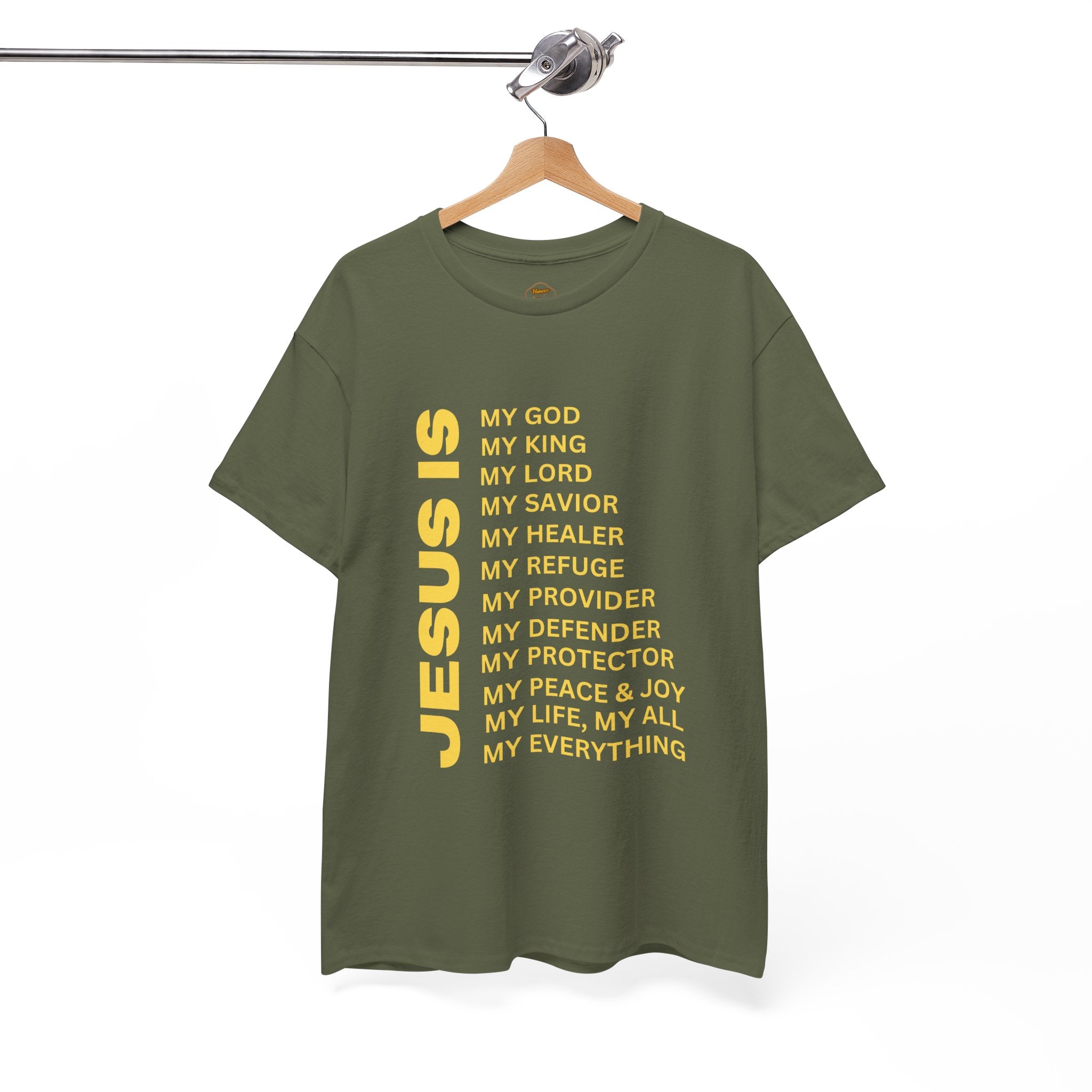 Christian JESUS IS T-Shirt – Gold