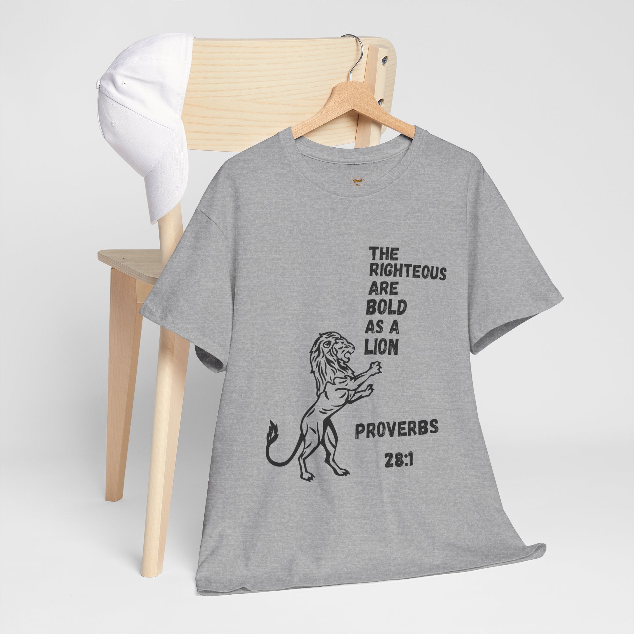 The Righteous Are Bold as a Lion Tee - Proverbs 28:1