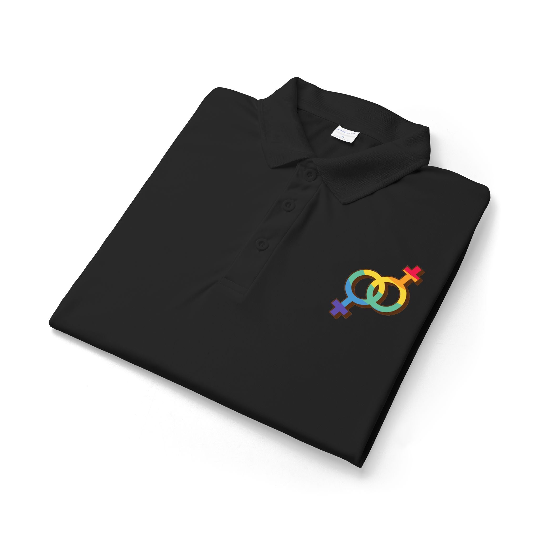 Female Rainbow Symbols Polo Shirt