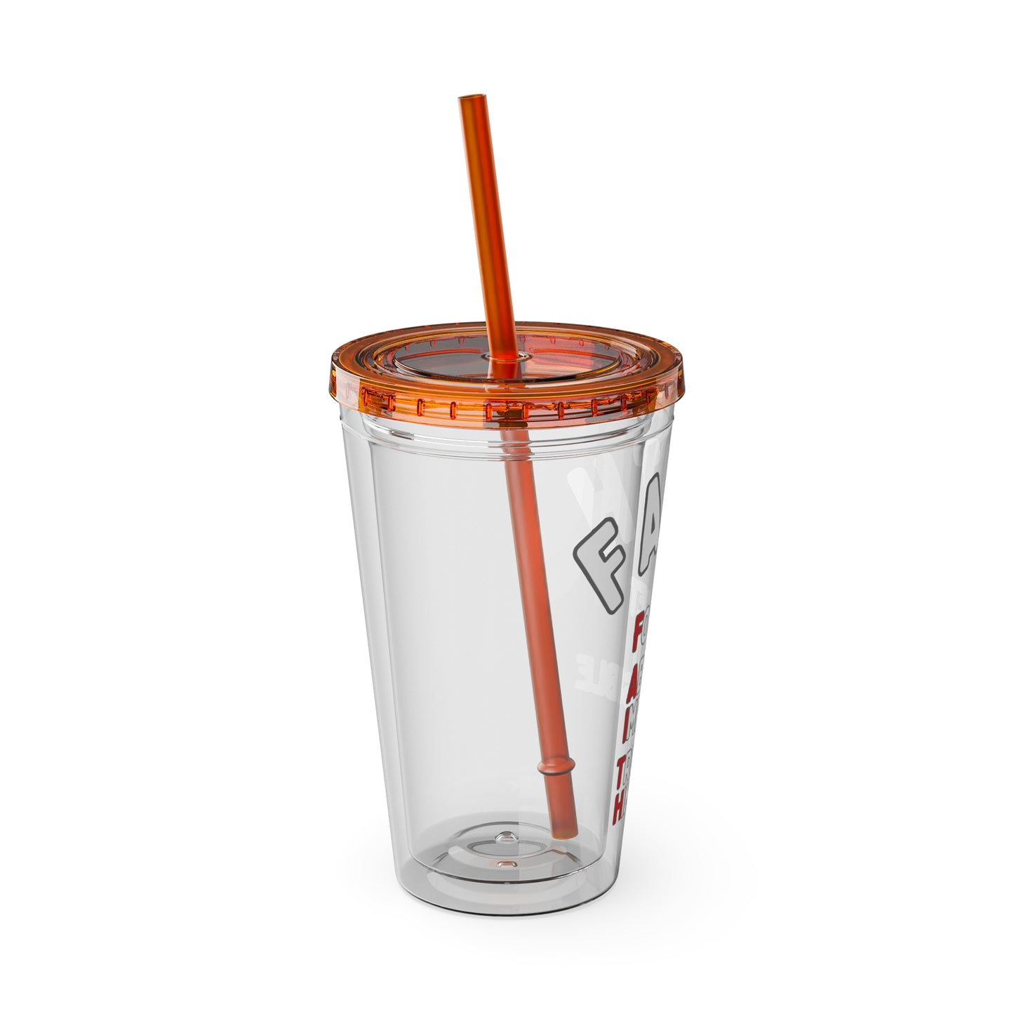 Faith "Forget About Impossible, Trust Him" 16oz Tumbler with Straw