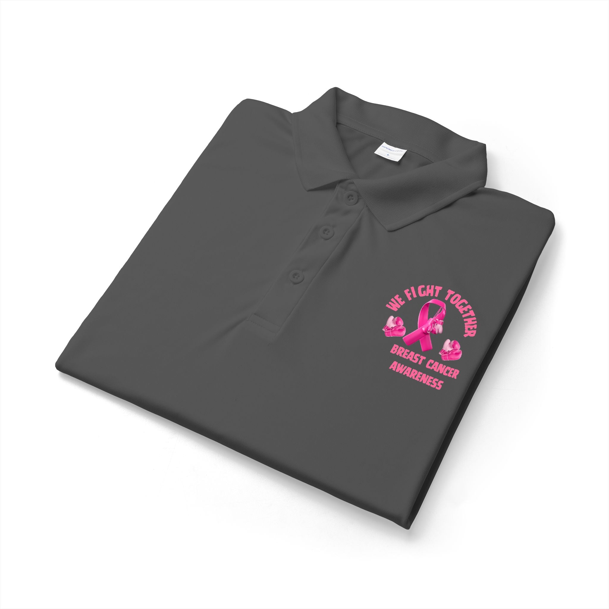 We Fight Together Ribbon Polo