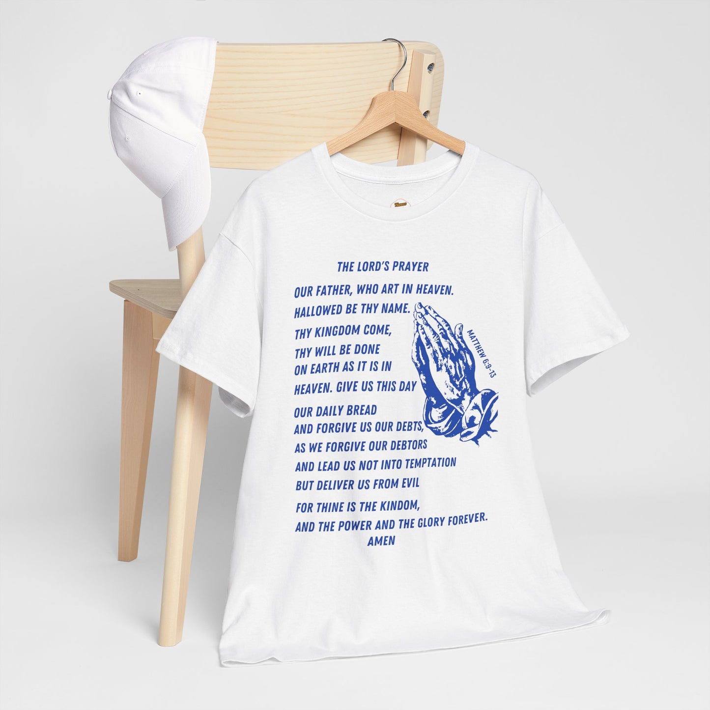 The Lord's Prayer T‑Shirt - Blue