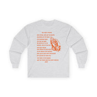 The Lord's Prayer Long Sleeve Tee - Orange