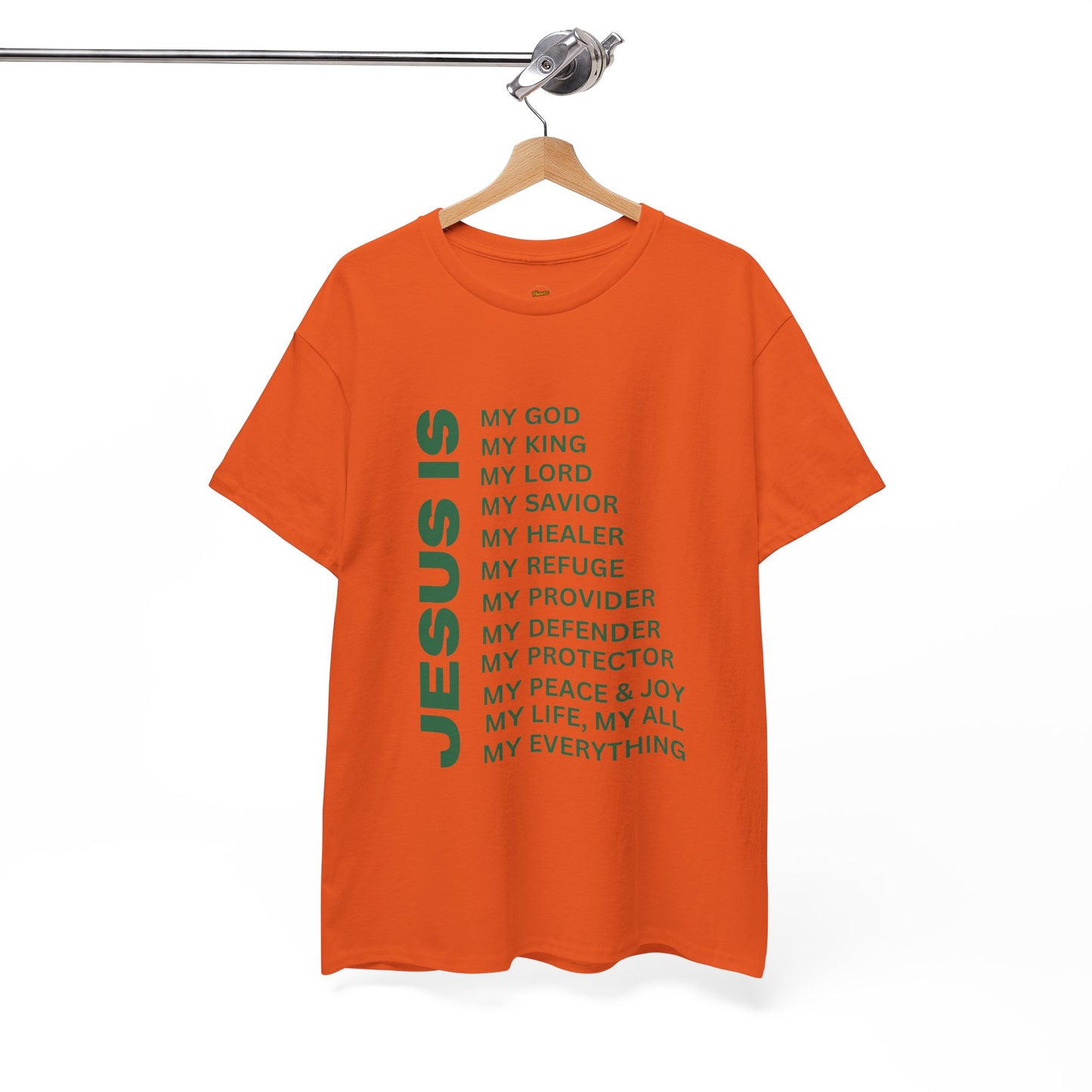 Christian JESUS IS T-shirt - Green