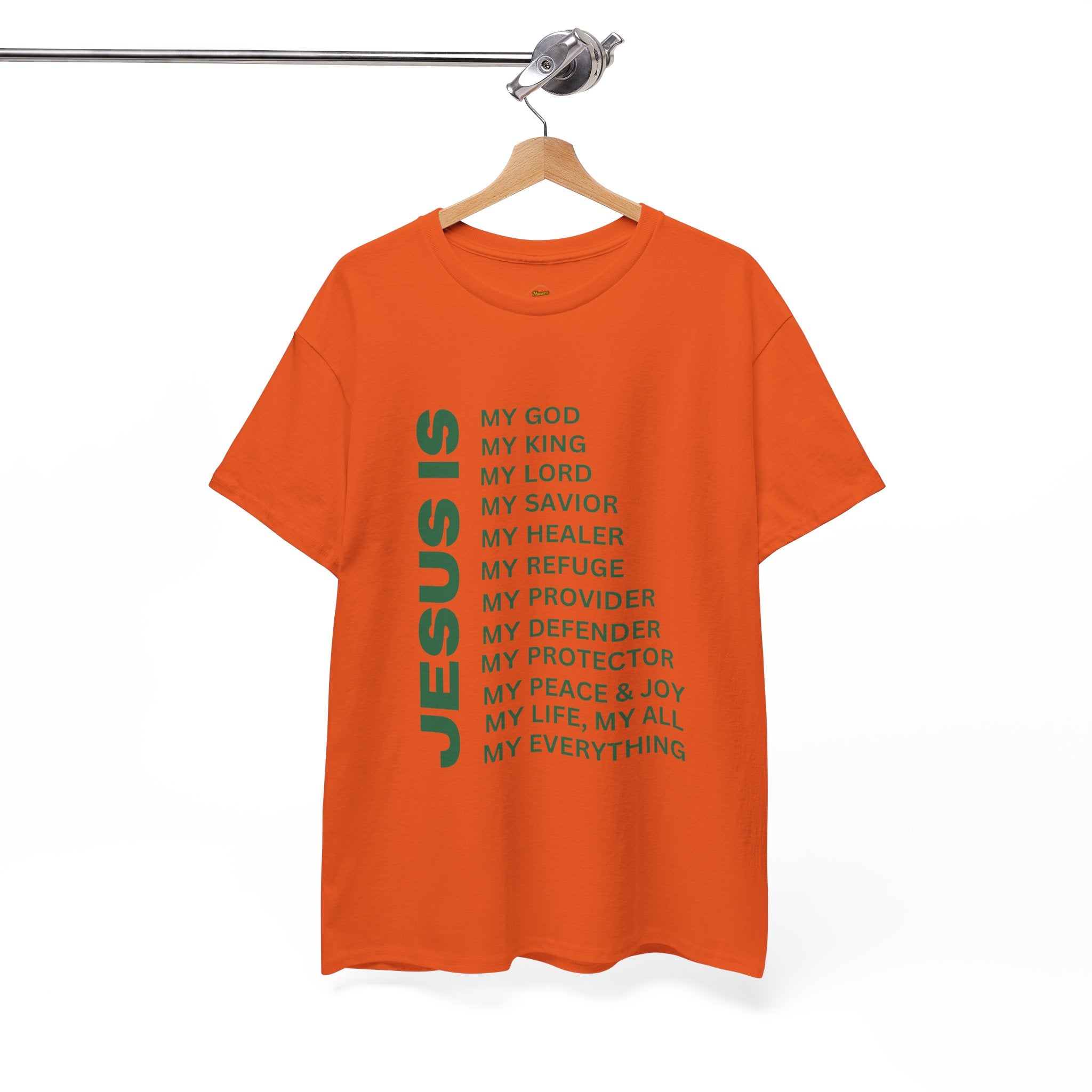 Christian JESUS IS T-shirt - Green