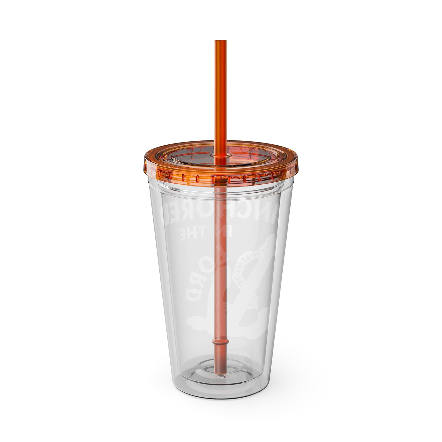Anchored in the Lord 16oz Tumbler with Straw
