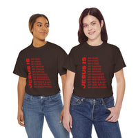 Christian JESUS IS T-Shirt - Red