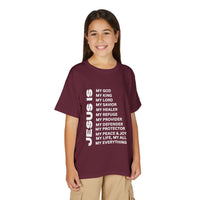 Christian JESUS IS Youth Short Sleeve - White