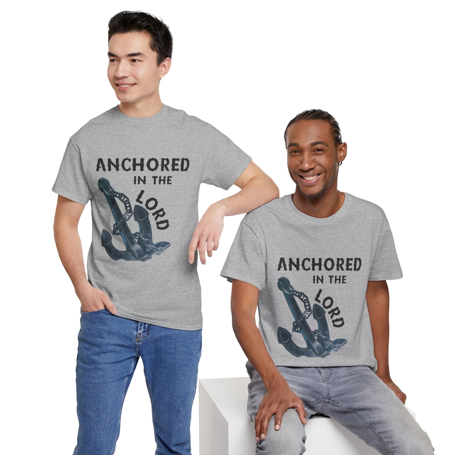 Anchored in the Lord T-Shirt - Black