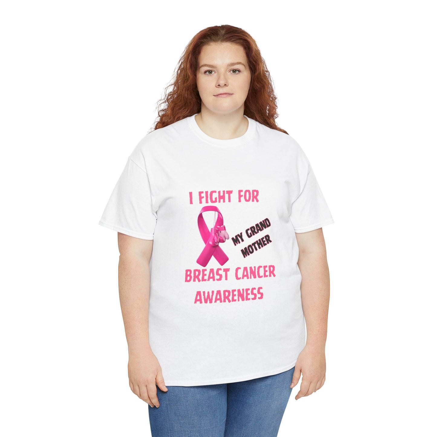 I Fight For My Grandmother Pink Ribbon Tee