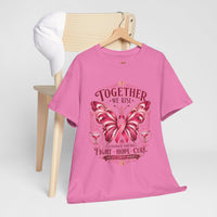 Together We Rise Breast Cancer Awareness T-Shirt — Fight Hope Cure Tee
