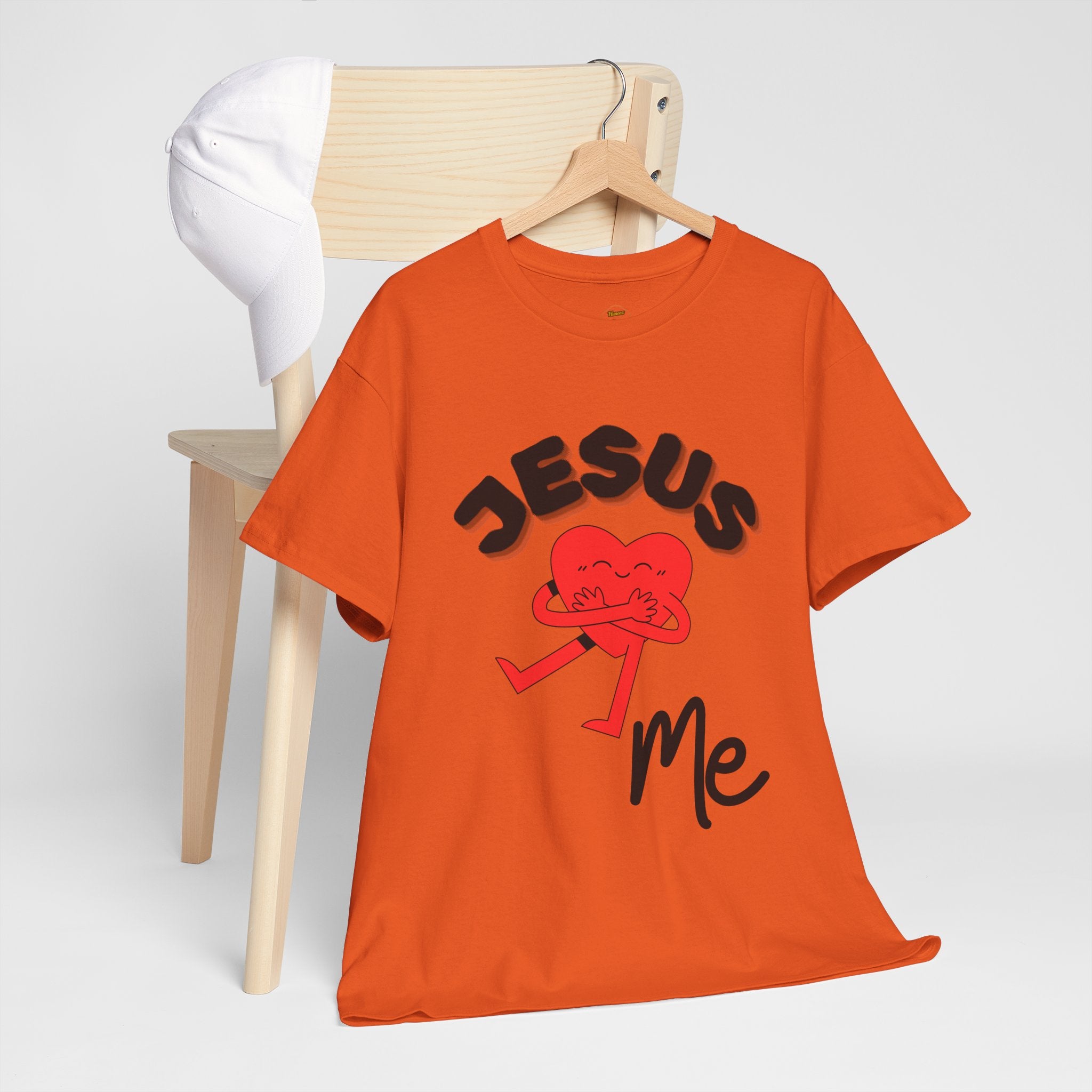 Jesus Loves Me Heart Tee – Cute Christian Faith Graphic T-Shirt