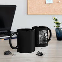 The Lord’s Prayer Black Coffee Mug (11oz/15oz)