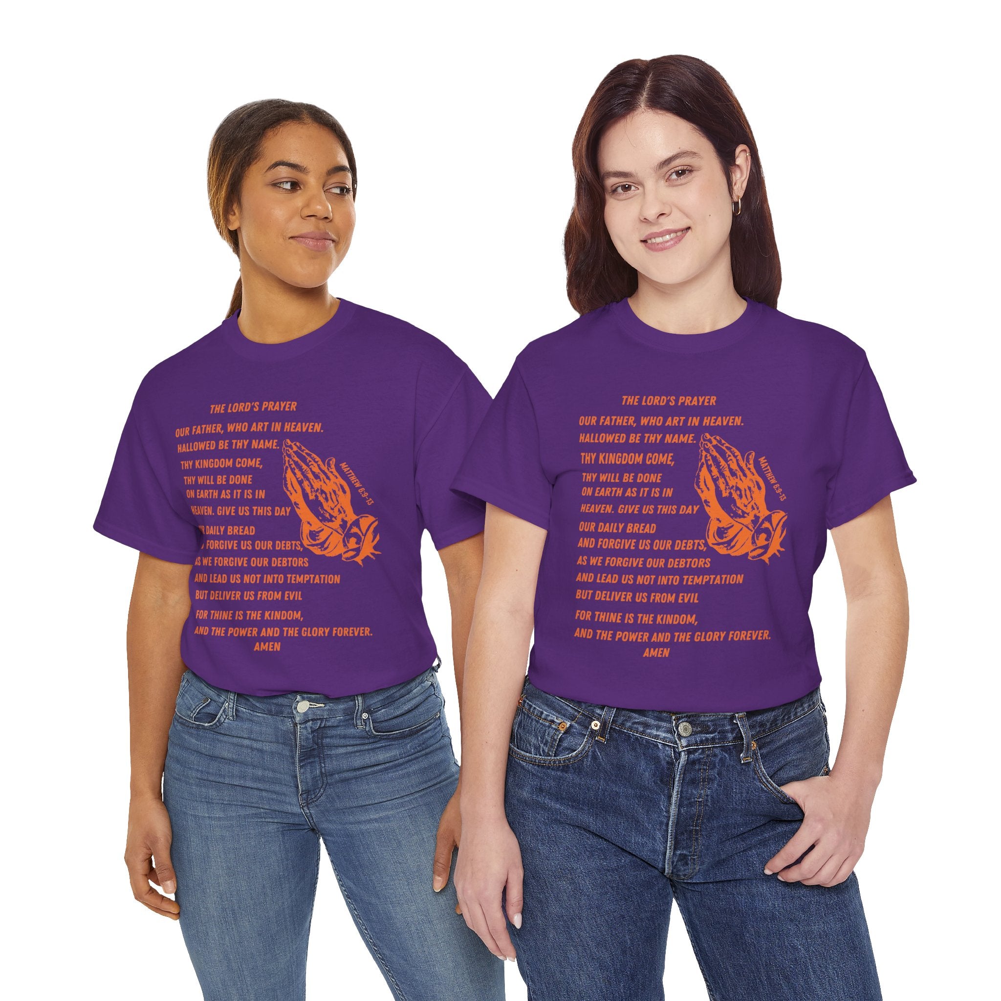 The Lord’s Prayer T-Shirt - Orange