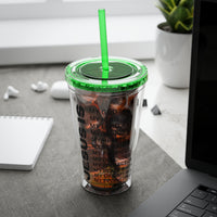 Christian JESUS IS 16oz Tumbler with Straw