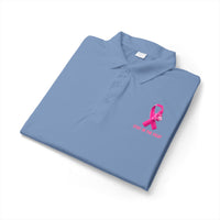 Breast Cancer Pink Ribbon “Stay in the Fight” Polo