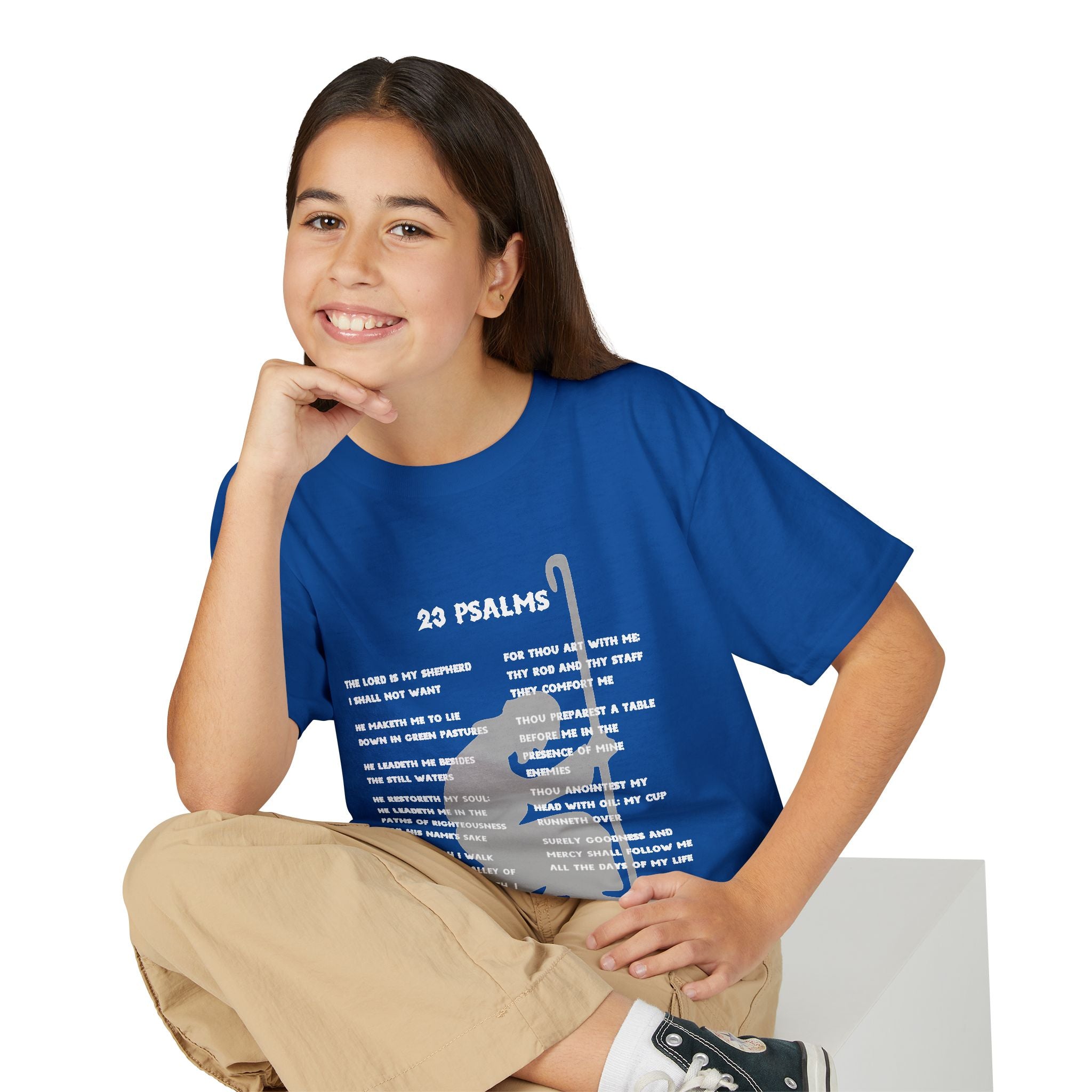 23 Psalms Youth T-shirt - White
