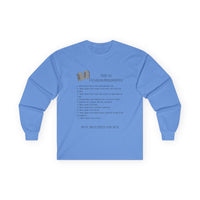10 Commandments Long Sleeve - Black