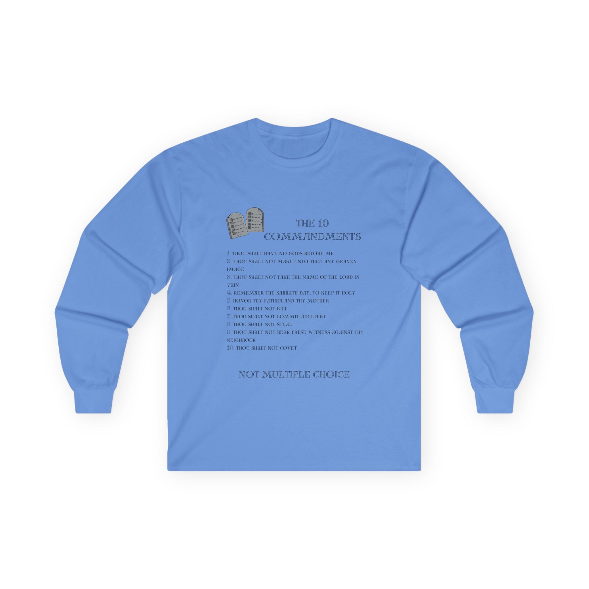 10 Commandments Long Sleeve - Black
