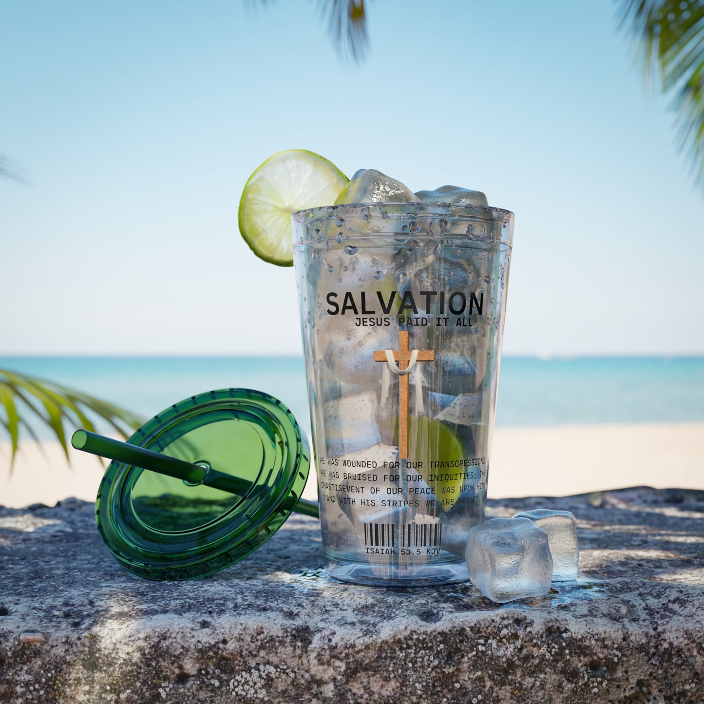 Salvation - Jesus Paid 16oz Tumbler with Straw