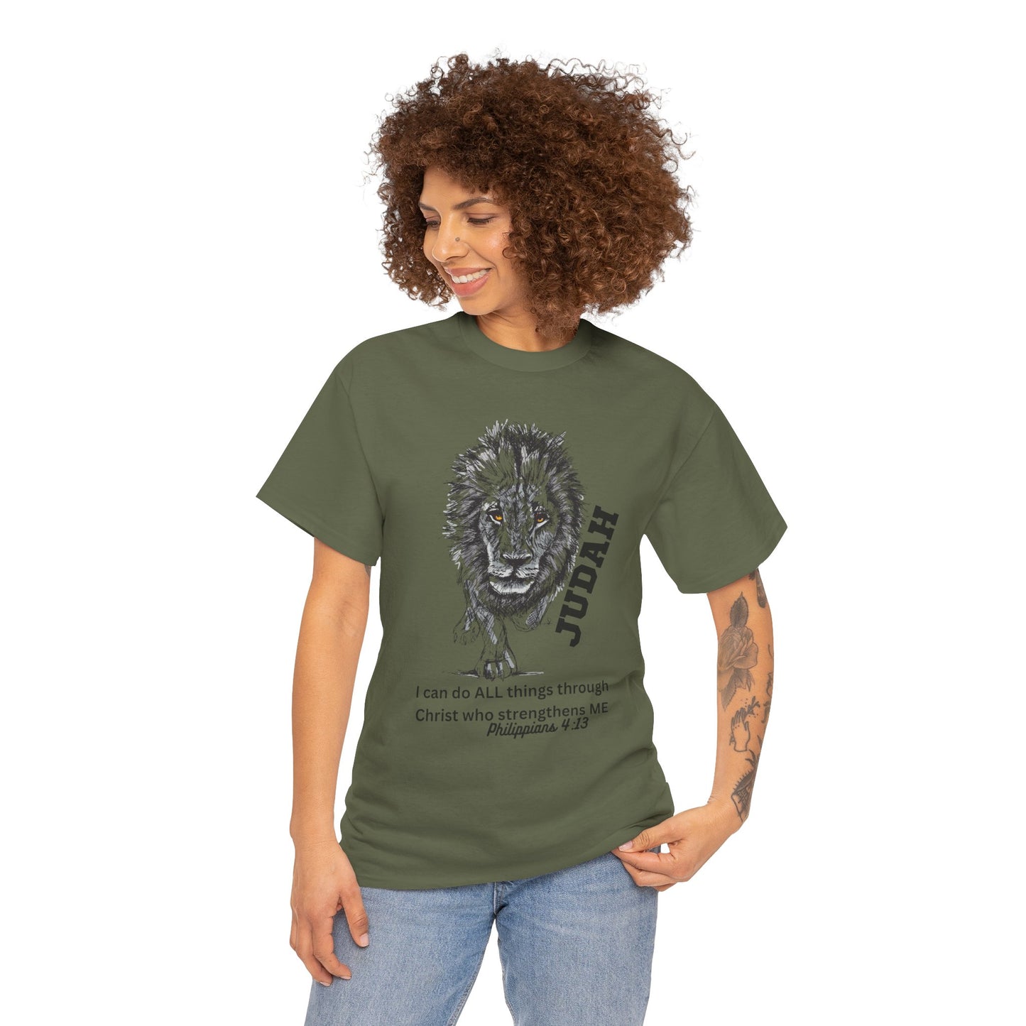 Lion of Judah – ‘I Can Do All Things’ Philippians 4:13 Tee