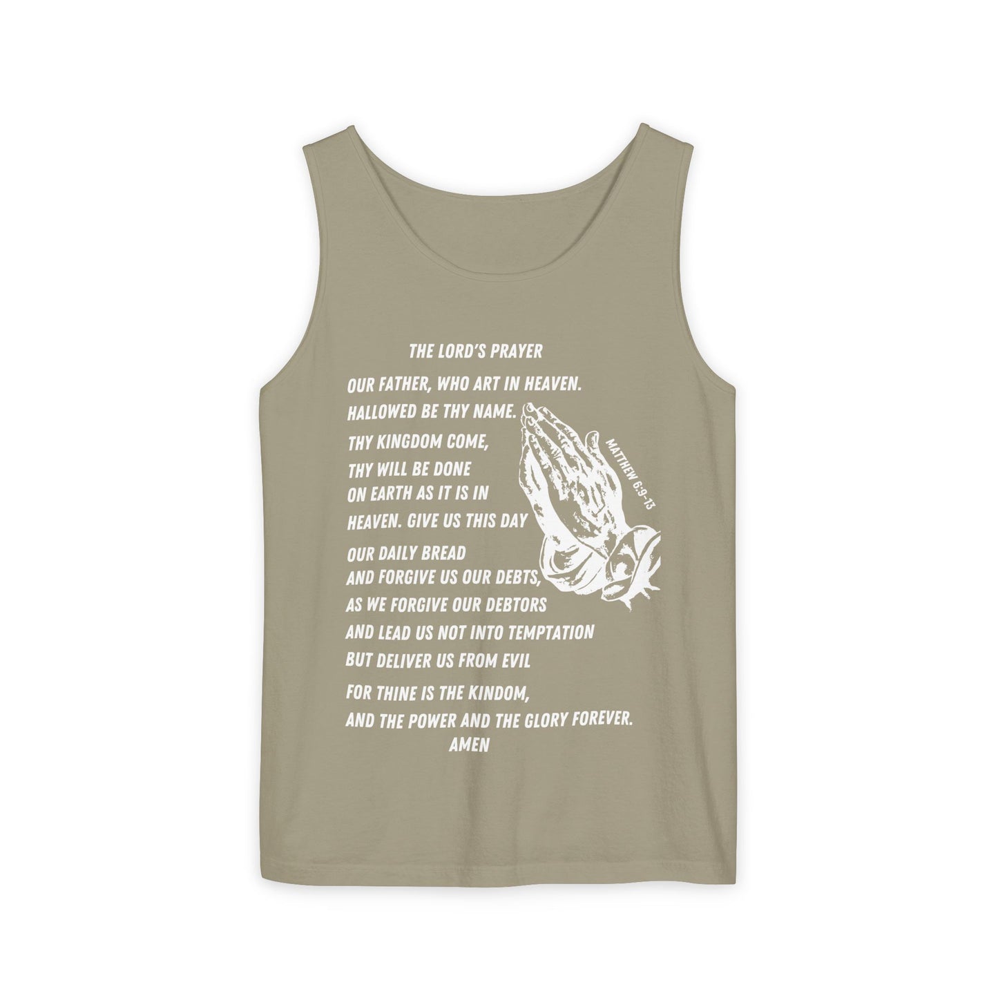 The Lord’s Prayer Tank Top - White