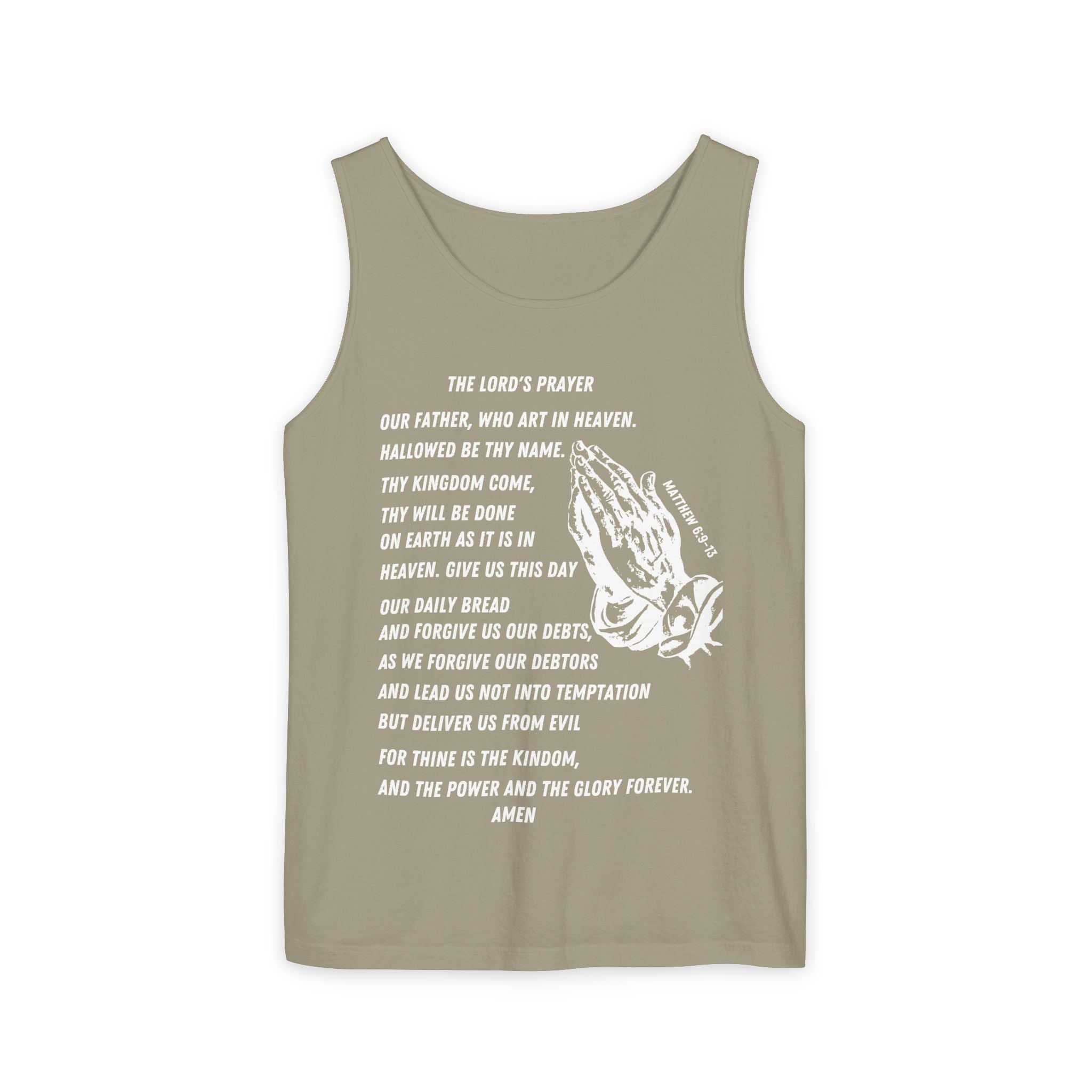 The Lord’s Prayer Tank Top - White