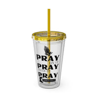 Pray On It 16oz Tumbler with Straw