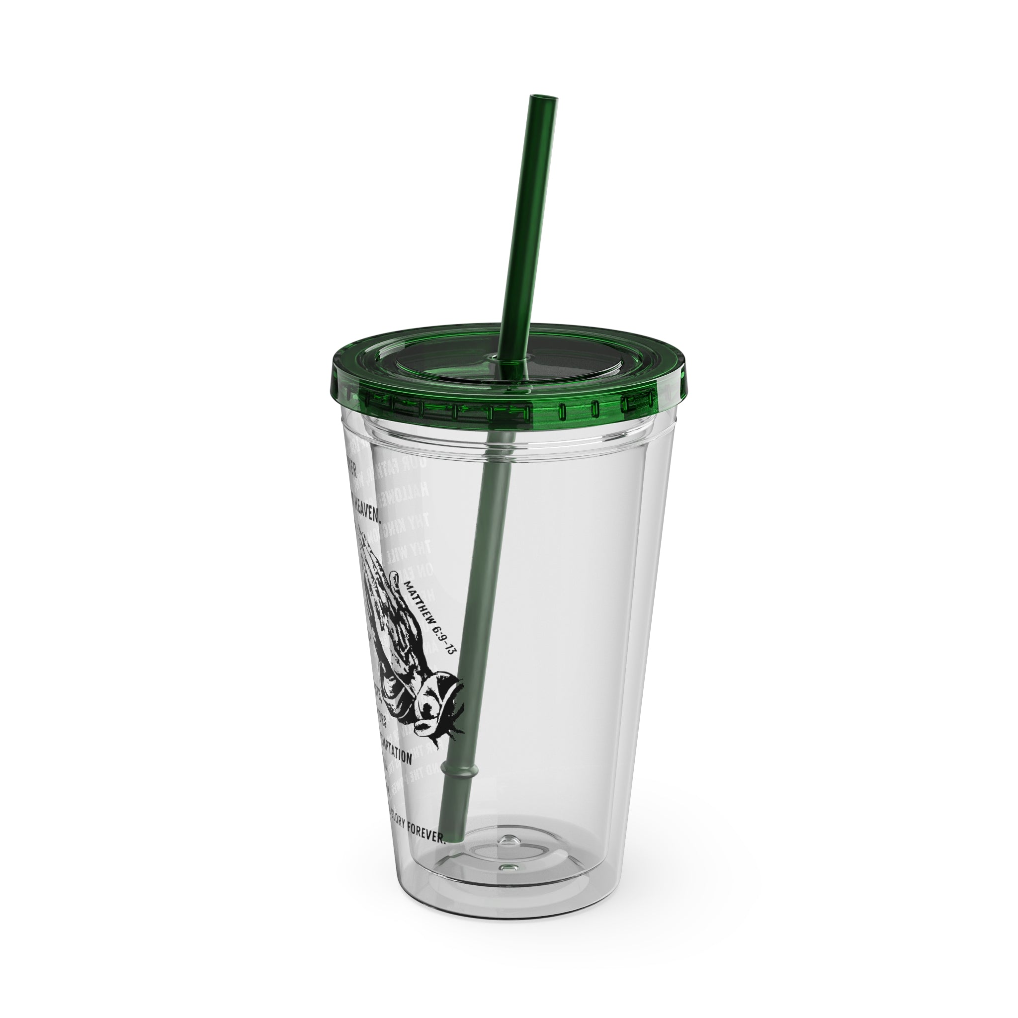 The Lord's Prayer 16oz Tumbler with Straw