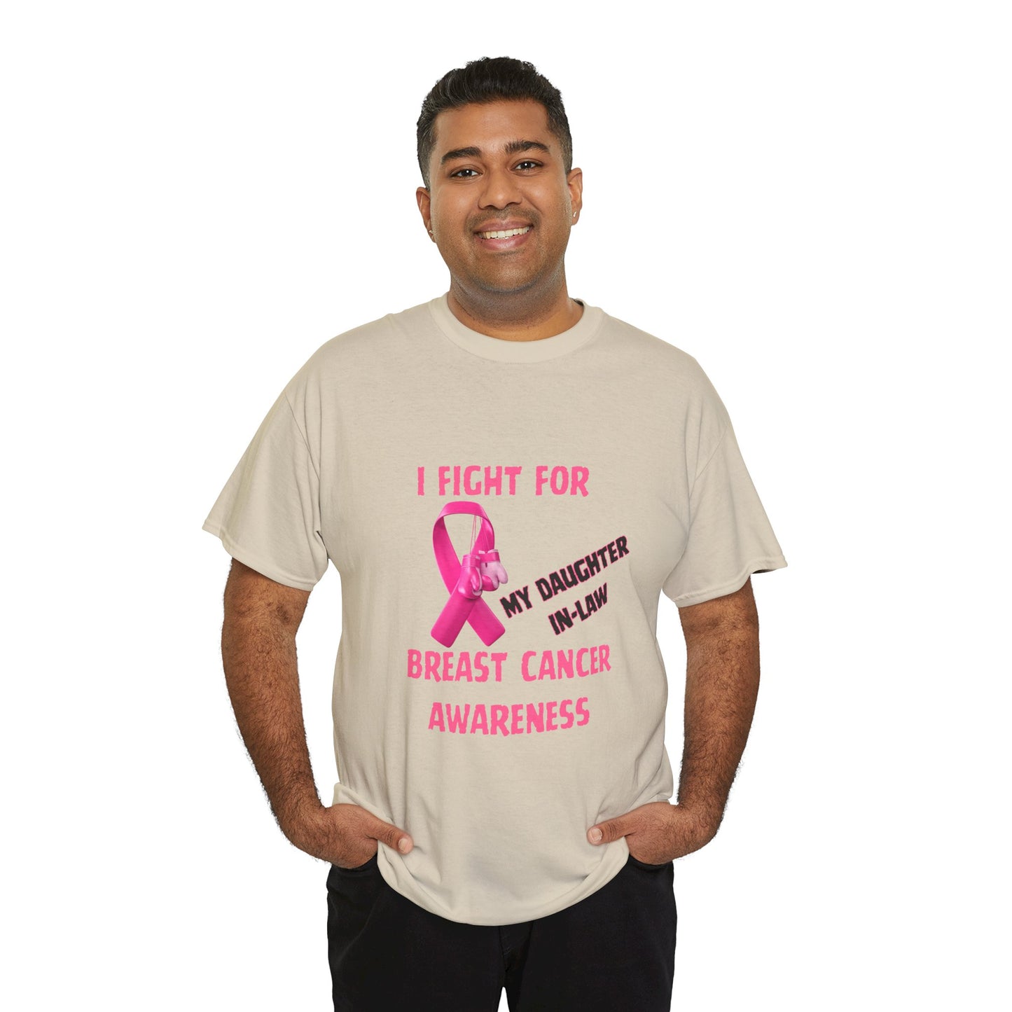 I Fight For My Daughter In-Law Pink Ribbon Tee