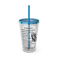 The Lord's Prayer 16oz Tumbler with Straw