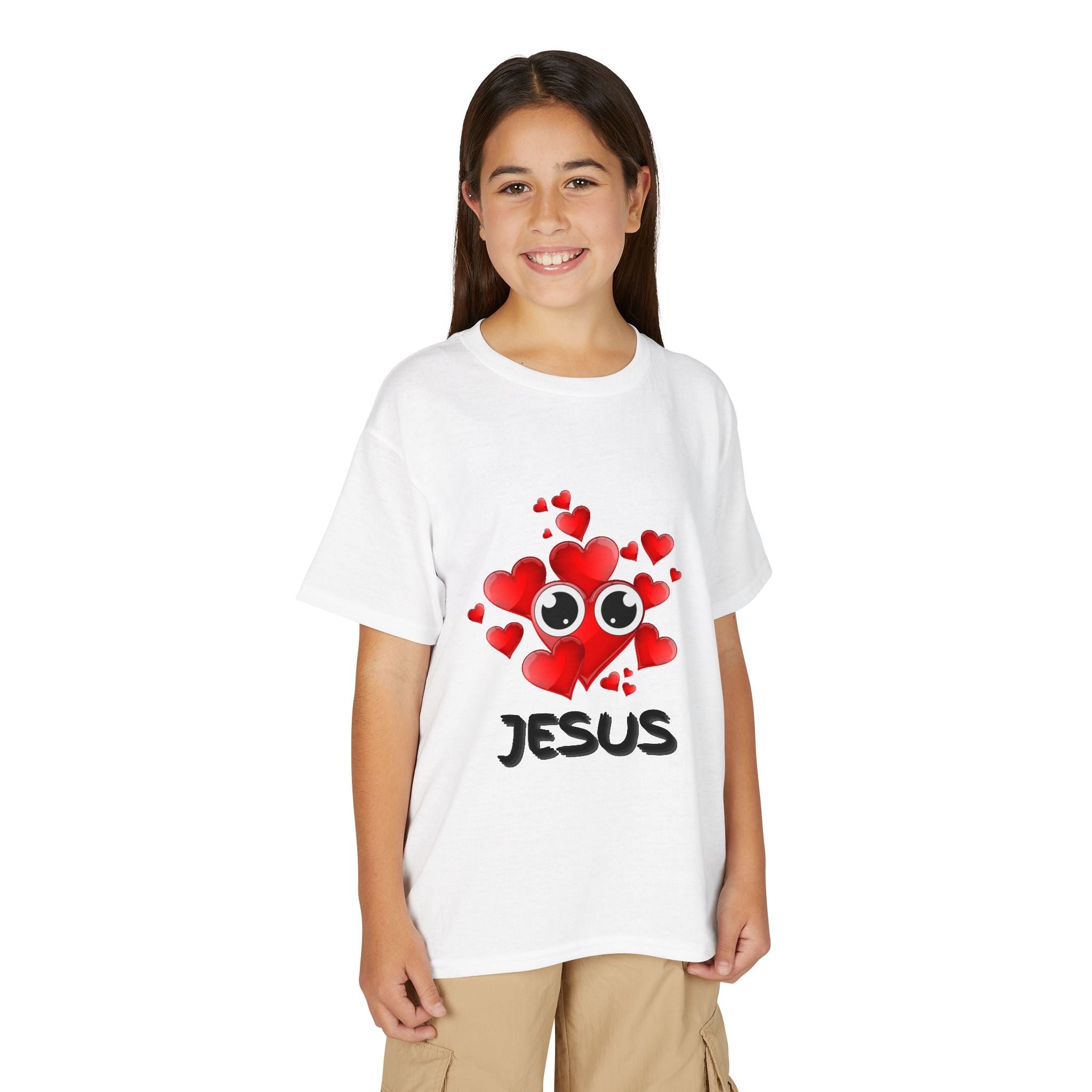 Eye Love Jesus Youth T-shirt - Black