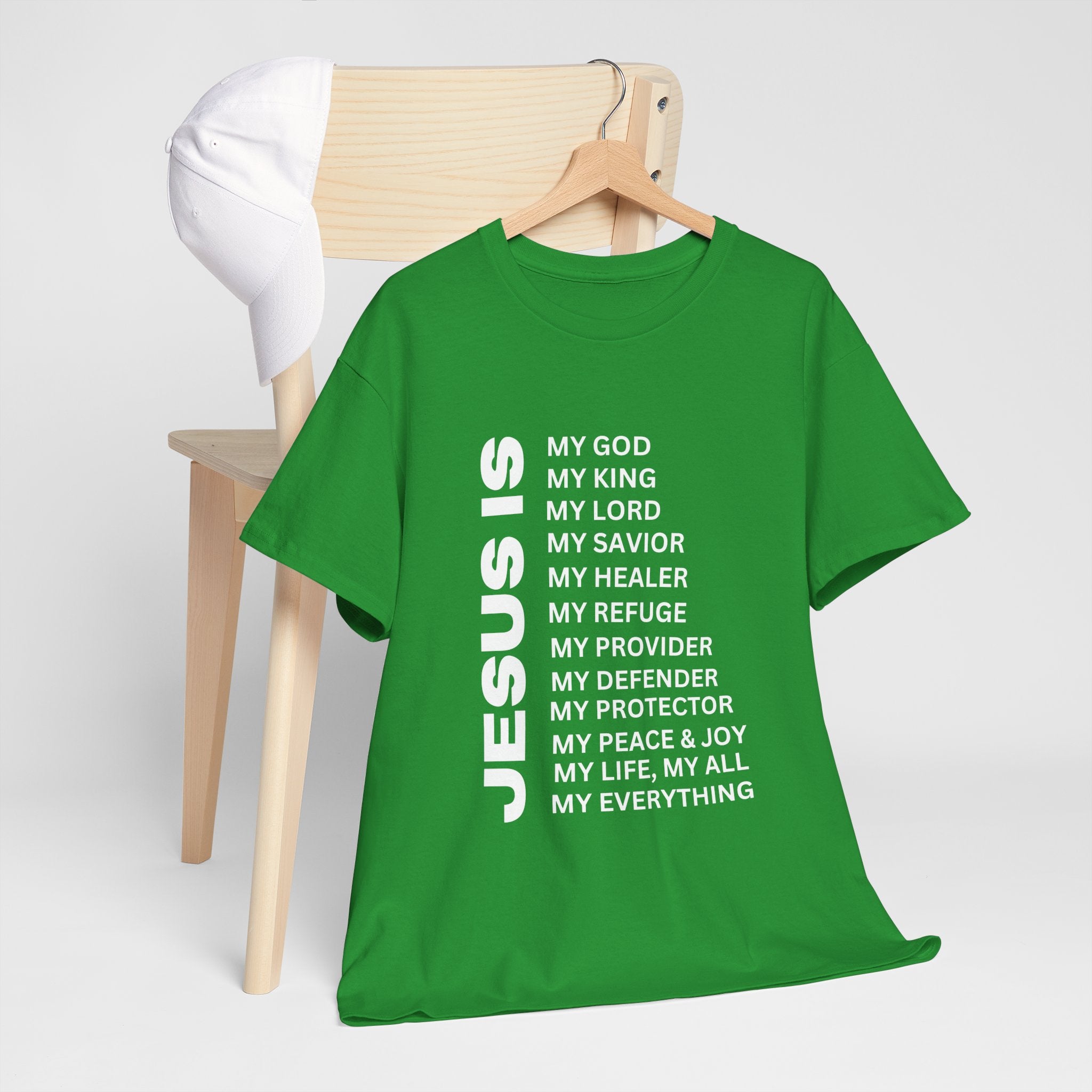 Christian JESUS IS T-shirt - White