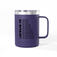 Christian Jesus Is 15oz Tumbler - Black