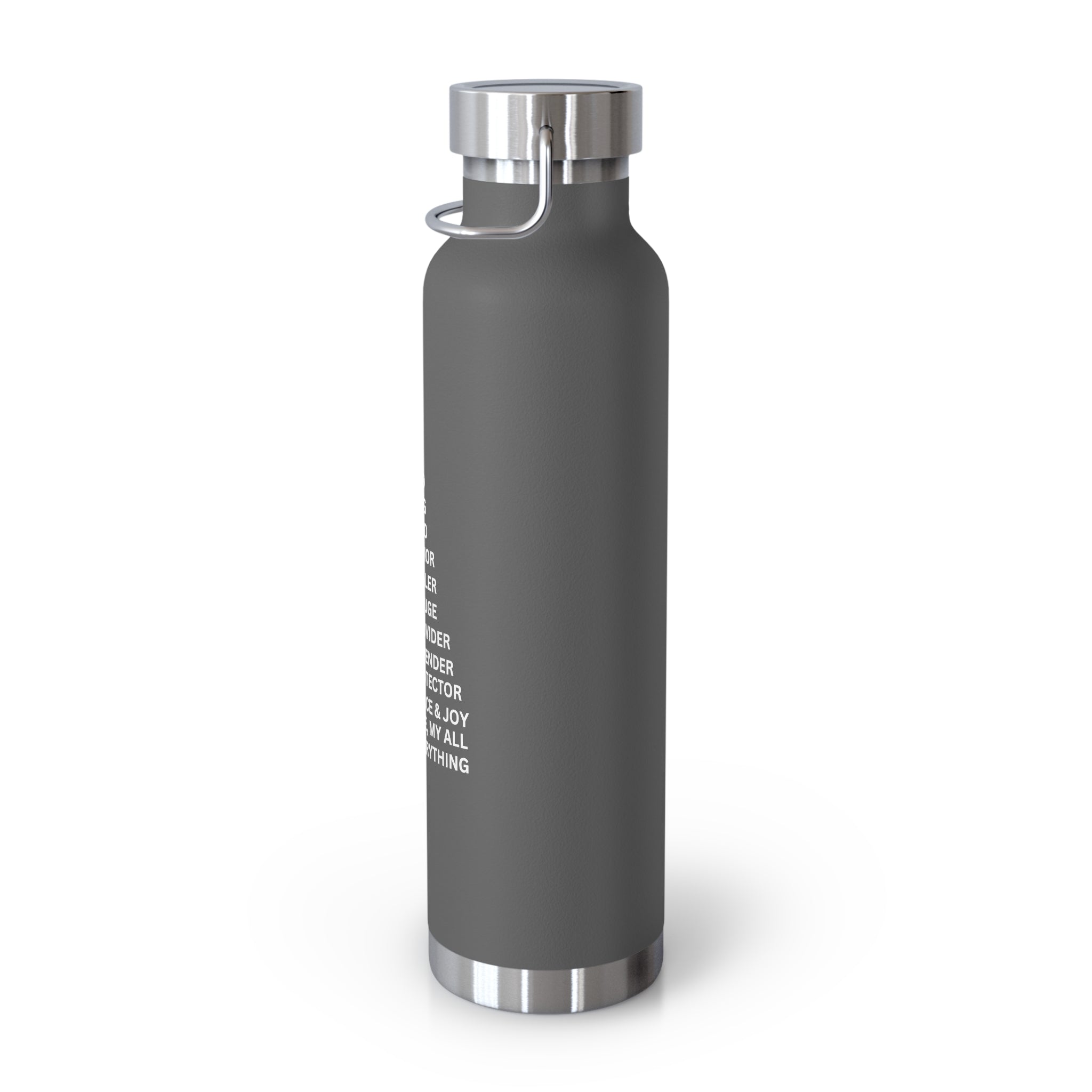 Christian JESUS IS 22oz Insulated Water Bottle - White