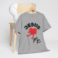 Jesus Loves Me Heart Tee – Cute Christian Faith Graphic T-Shirt