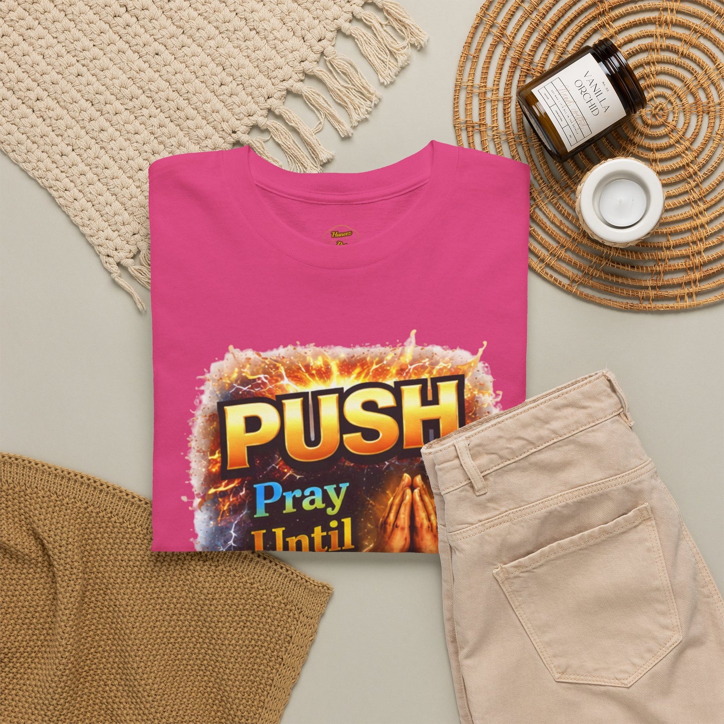 Push: Pray Until Something Happens T-Shirt — Bible 2