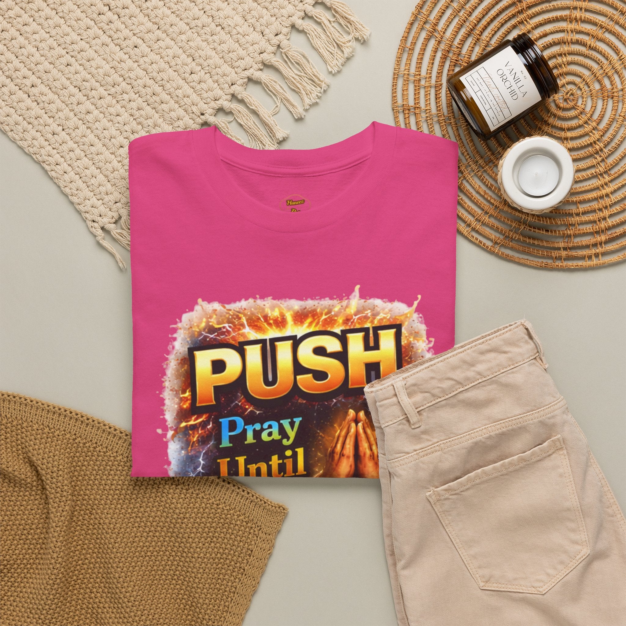 Push: Pray Until Something Happens T-Shirt — Bible 2