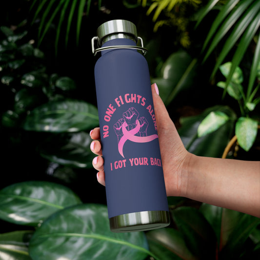 No One Fights Alone 22oz Insulated Water Bottle
